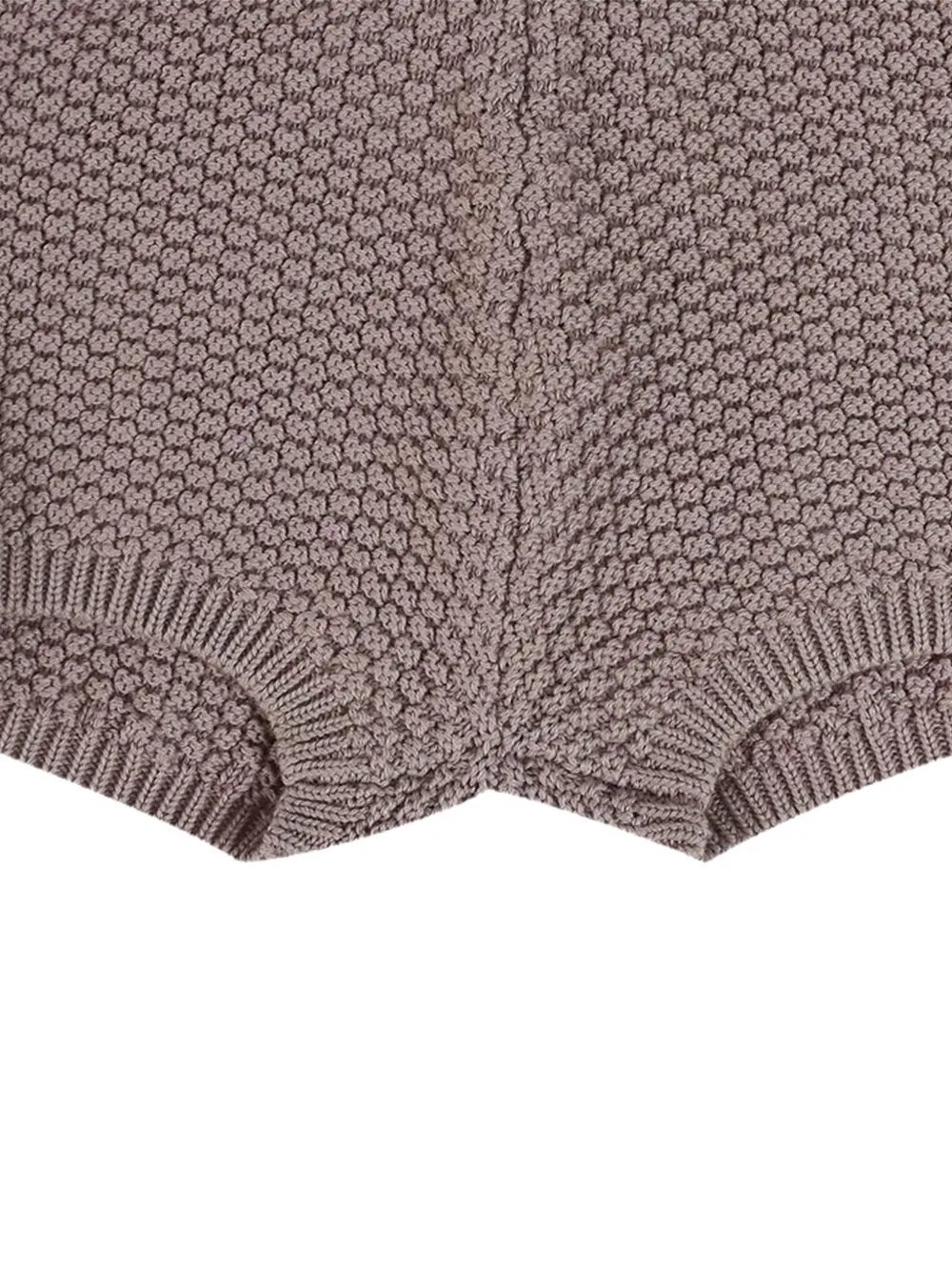 Donsje Seloen gebreide shorts met textuur Paars