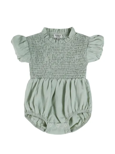 Donsje Eledor smocked ruffled bodie