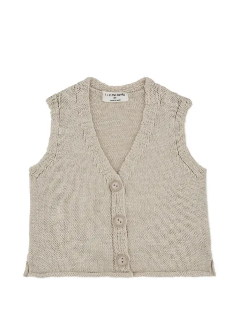 1+ In The Family knitted V-neck sweater