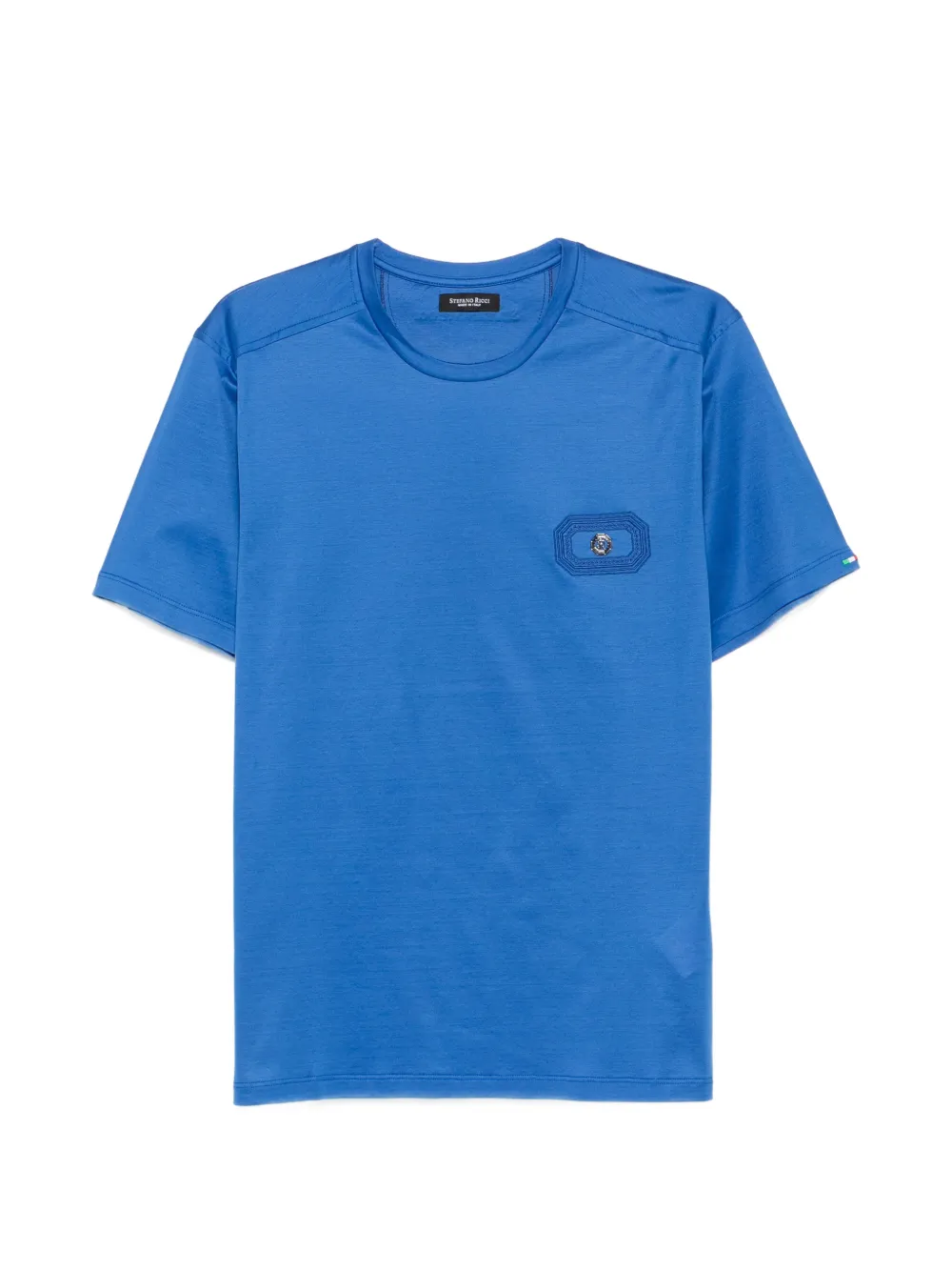 Stefano Ricci crew-neck T-shirt - Blu