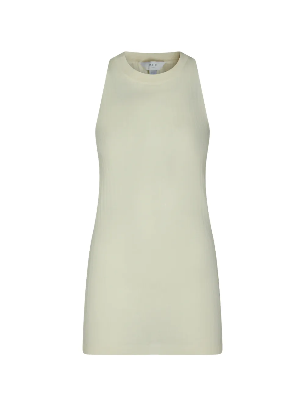 Malo ribbed-knit sleeveless top - Toni neutri