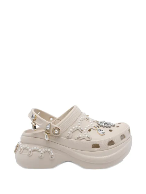 Crocs Bae embellished platform mules
