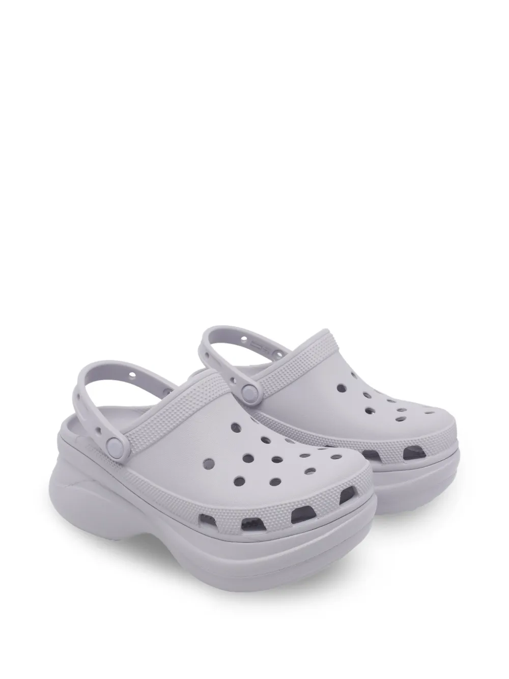 Crocs Bae klompen met plateauzool Grijs