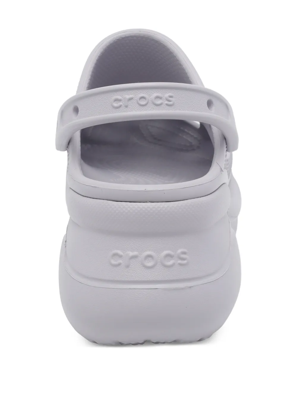 Crocs Bae klompen met plateauzool Grijs
