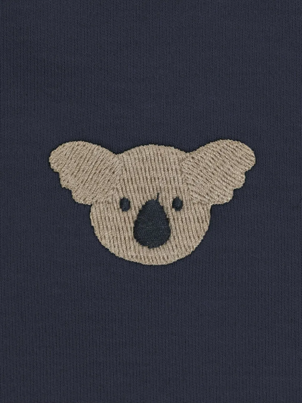 Donsje Jarne katoenen T-shirt met geborduurde koala Blauw