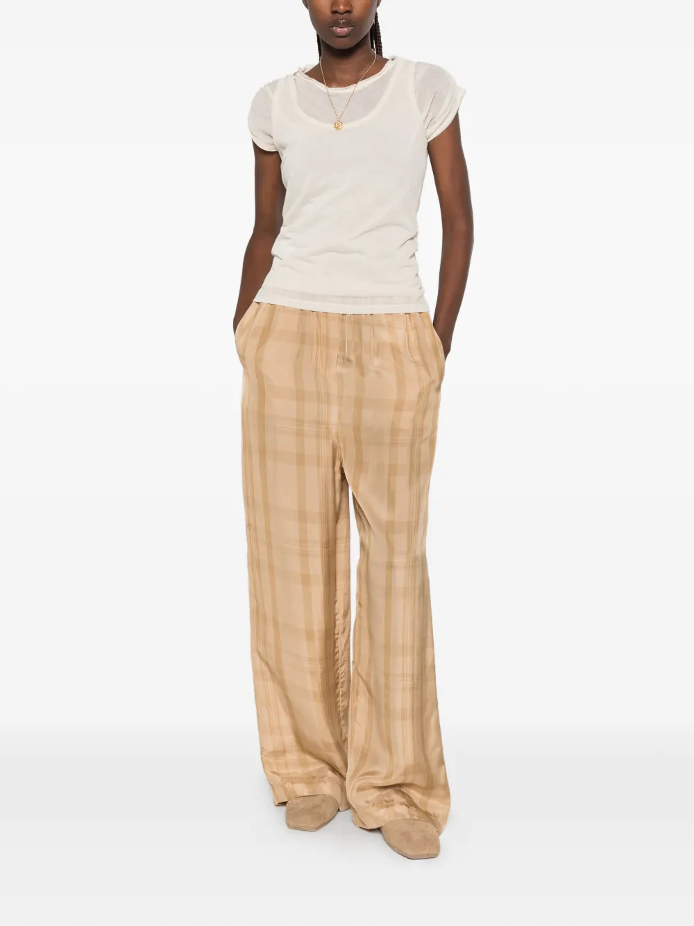 PINKO Gelaagd poloshirt Beige