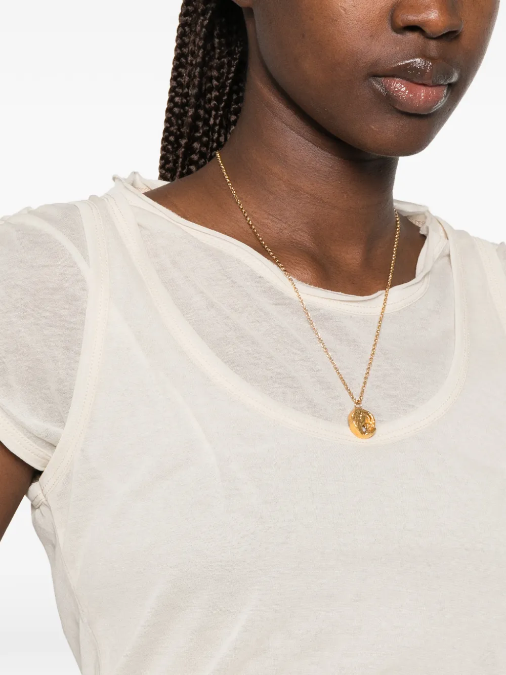 PINKO Gelaagd poloshirt Beige