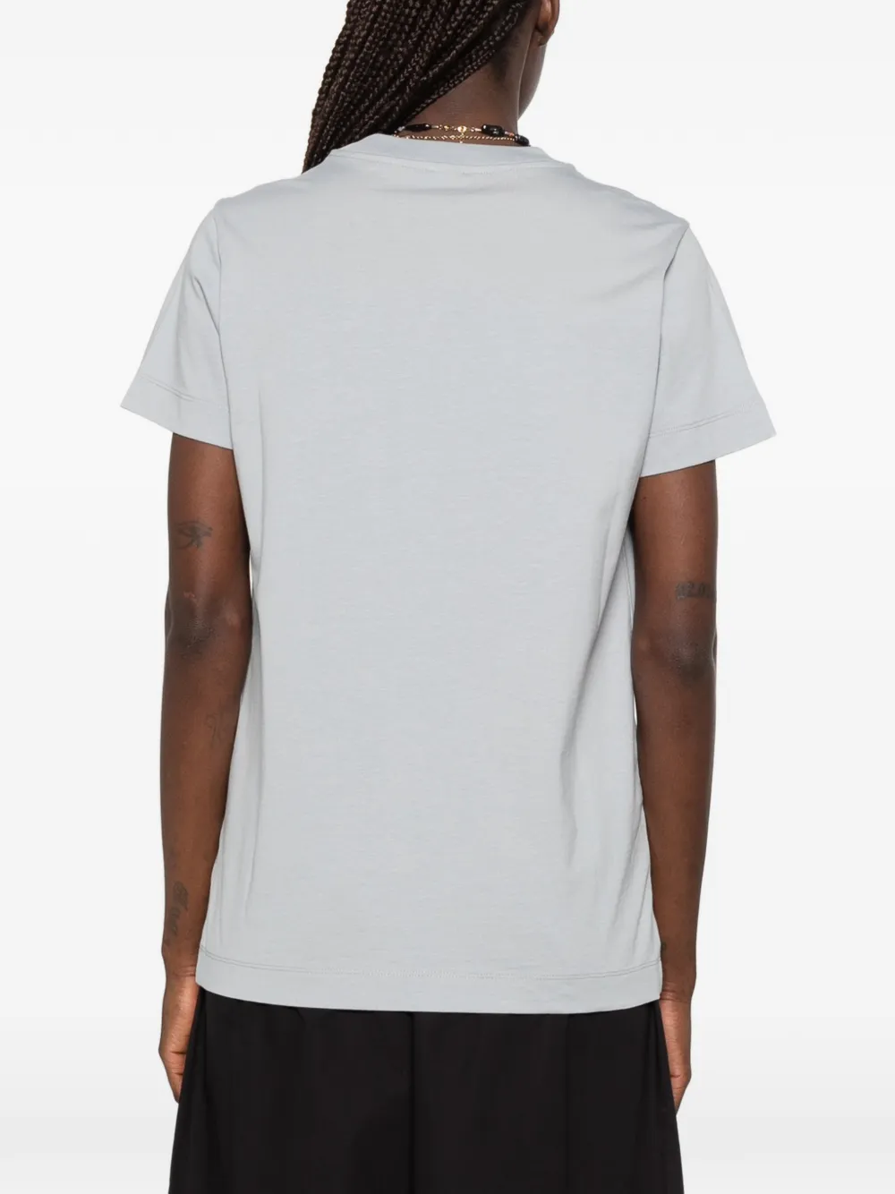PINKO T-shirt met geborduurd logo Blauw
