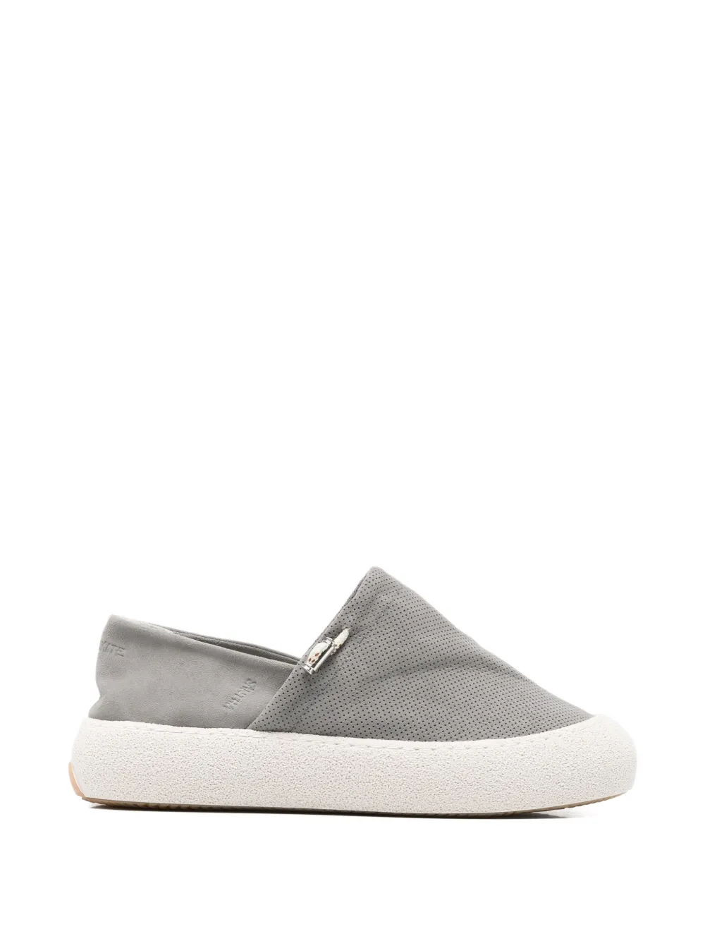 SANTHA perforated slip-on sneakers - Grau