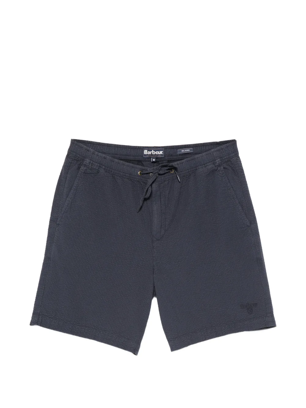 Barbour seersucker drawstring shorts - Blue