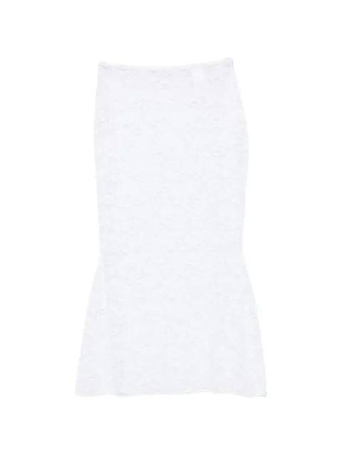 Oséree lace midi skirt