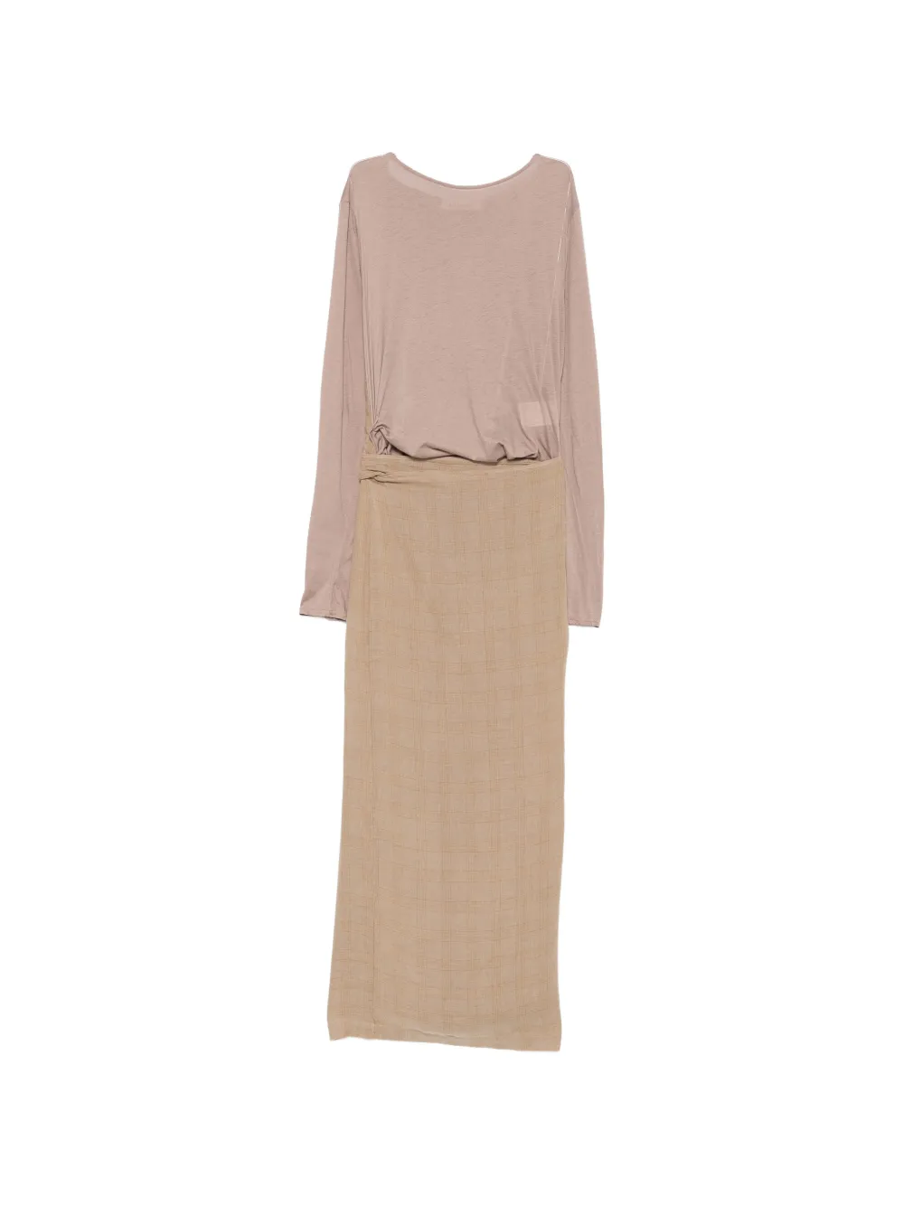 OUR LEGACY linen maxi dress - Nude
