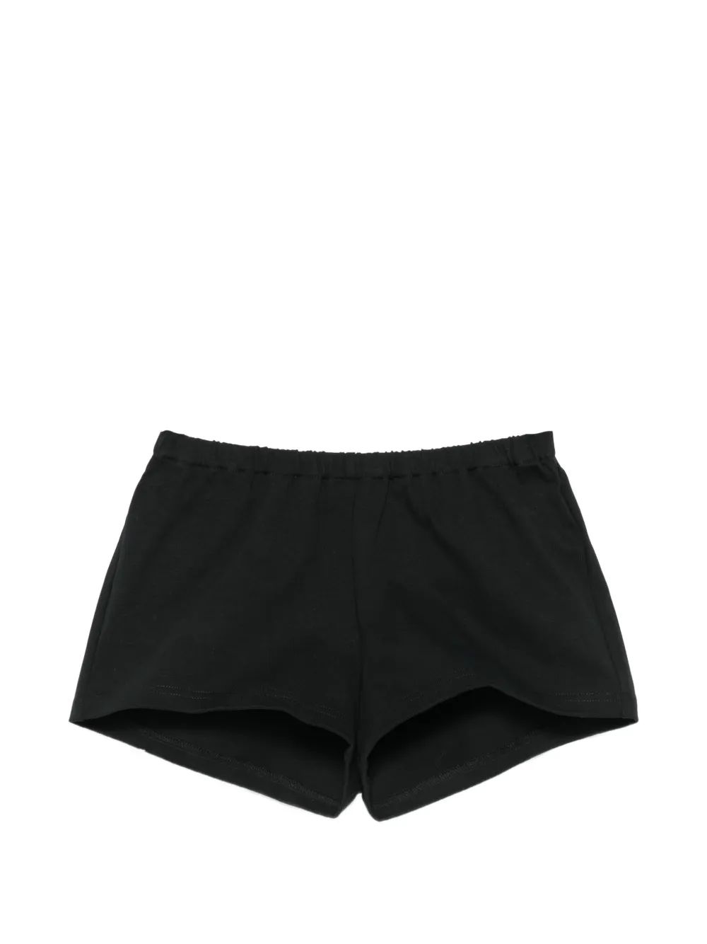 LII elasticated-waistband shorts - Black