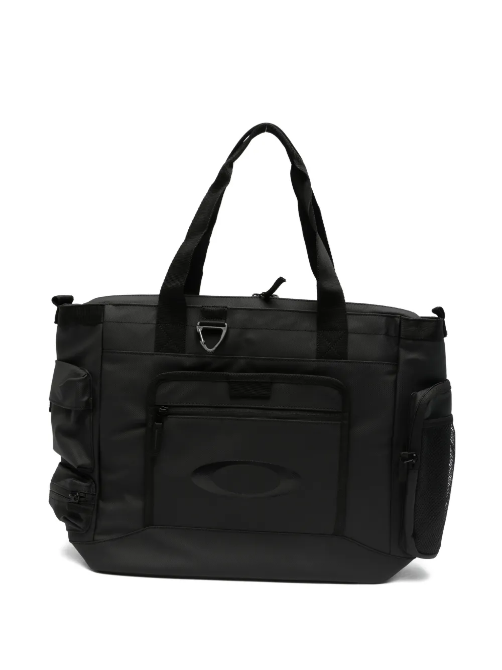 Oakley logo-print multi-pocket tote bag - Nero