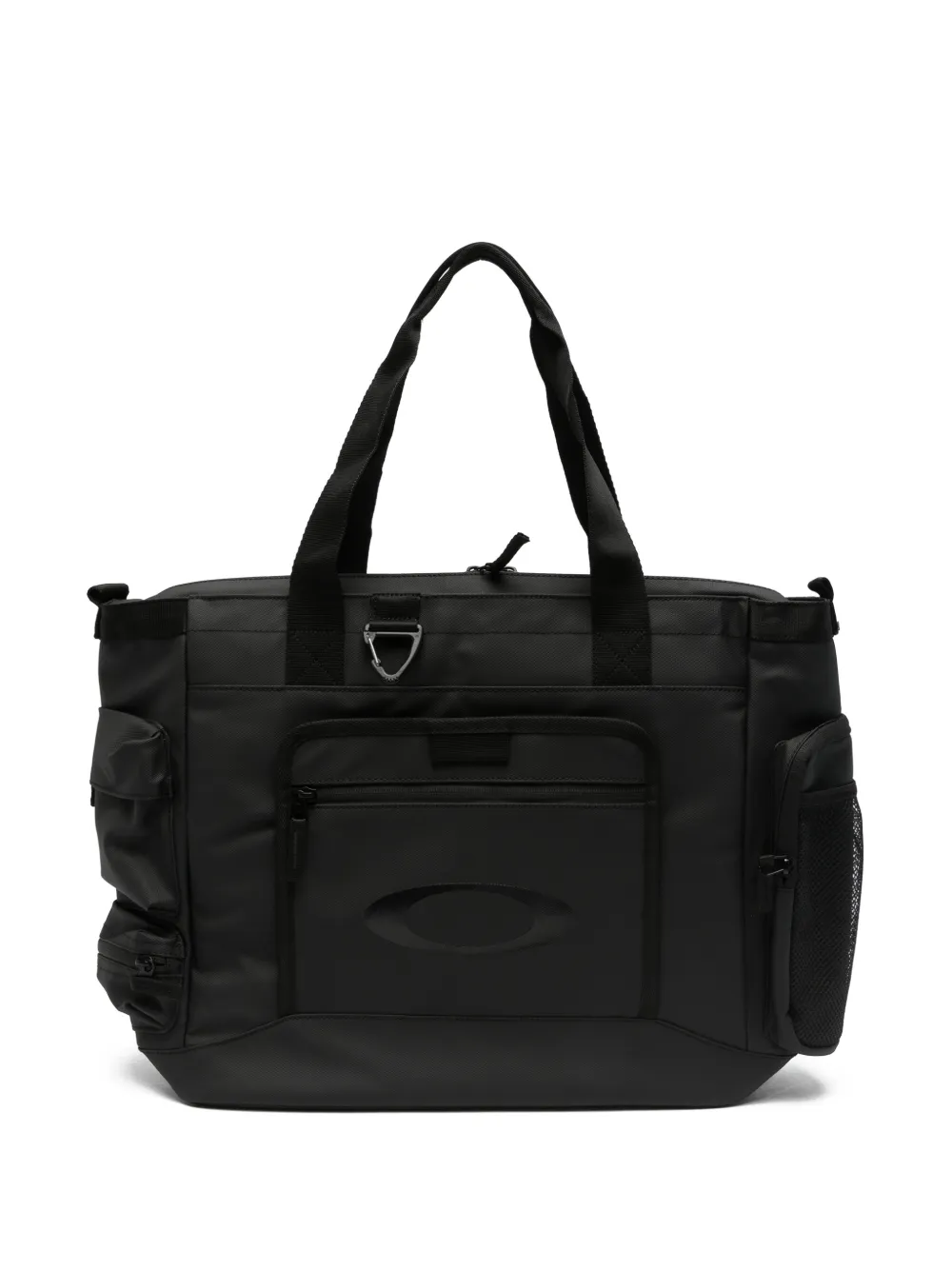 Oakley logo-print multi-pocket tote bag - Nero