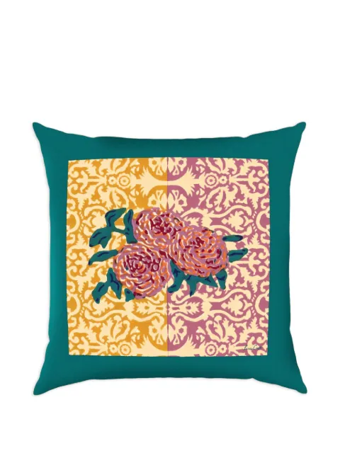 Lisa Corti Nina floral-print cushion