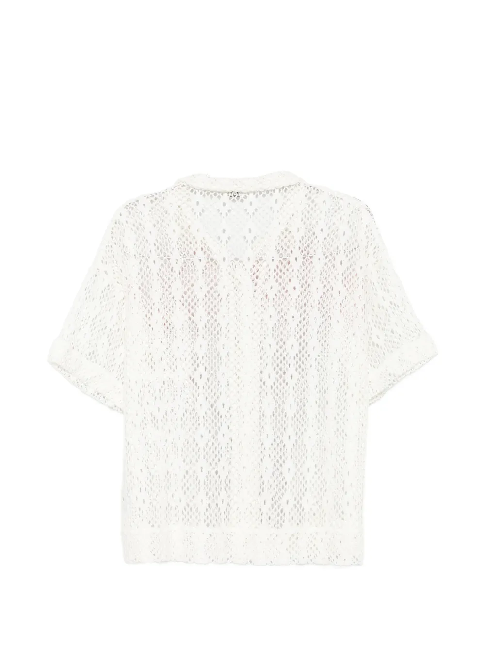  Avavav Camisa Con Logo Estampado - Blanco 