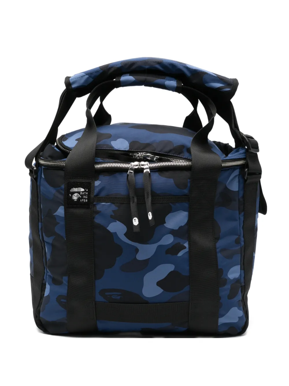 A BATHING APE® camo-pattern tote bag - Nero