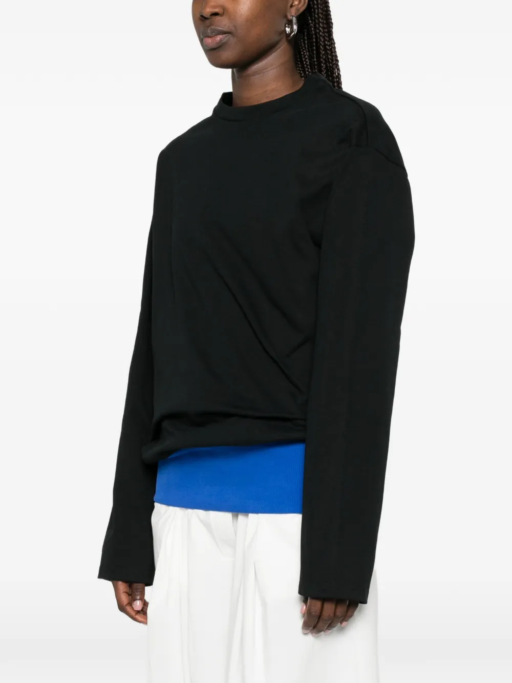 Lii Camiseta Con Efecto A Capas - Negro 