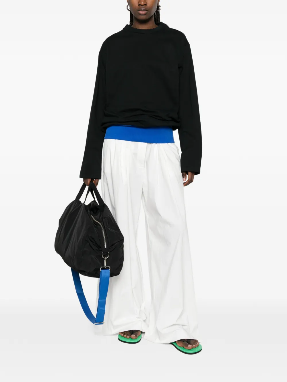  Lii Camiseta Con Efecto A Capas - Negro 