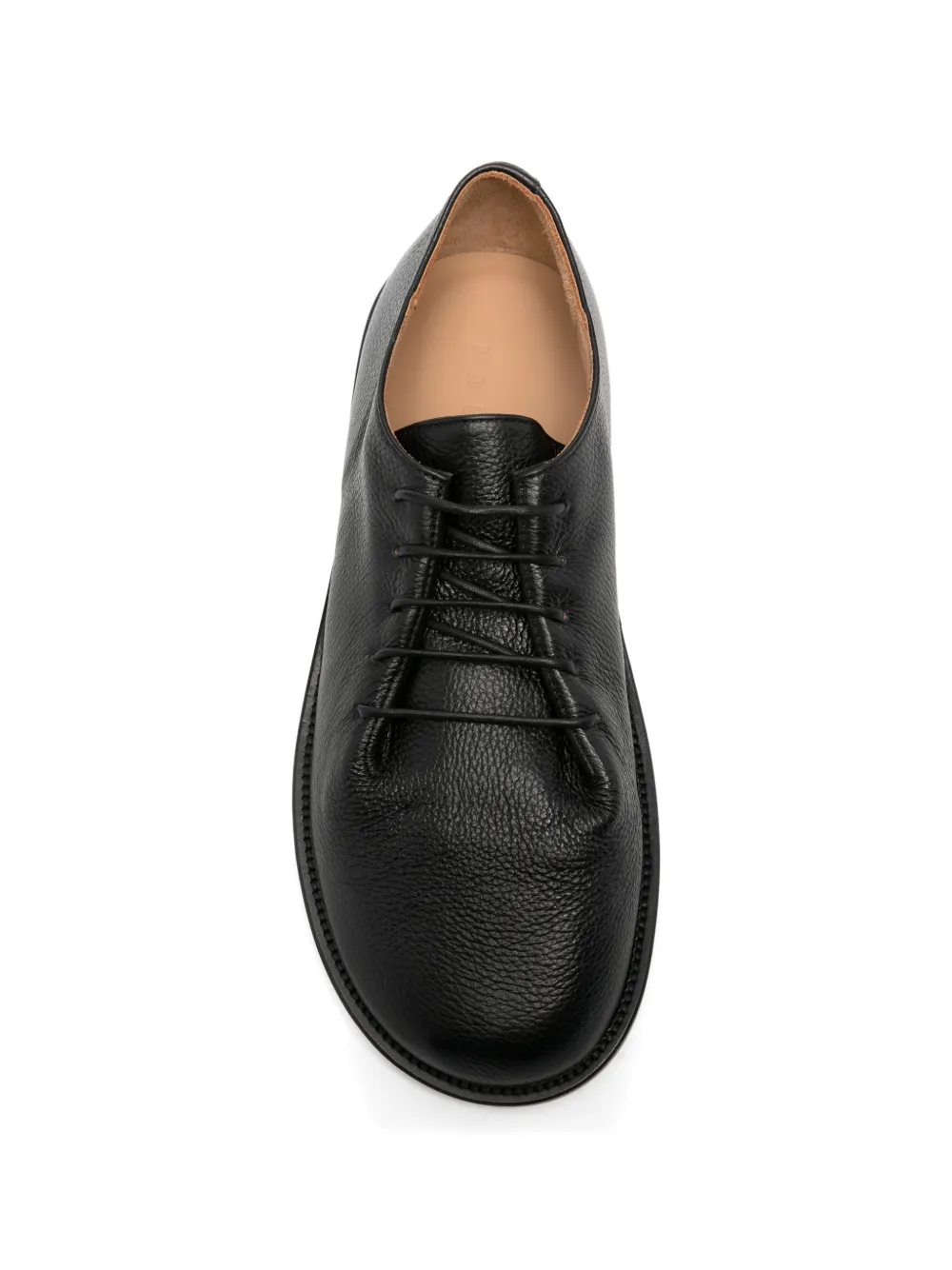 Paura Leren derby schoenen Zwart