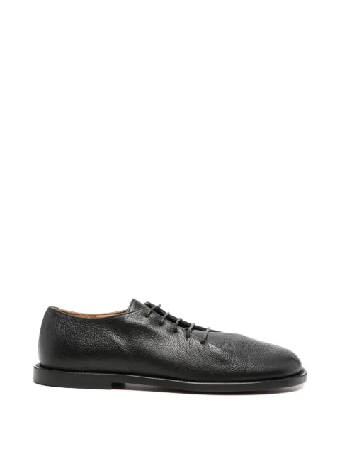 Paura grained-leather derby shoes 