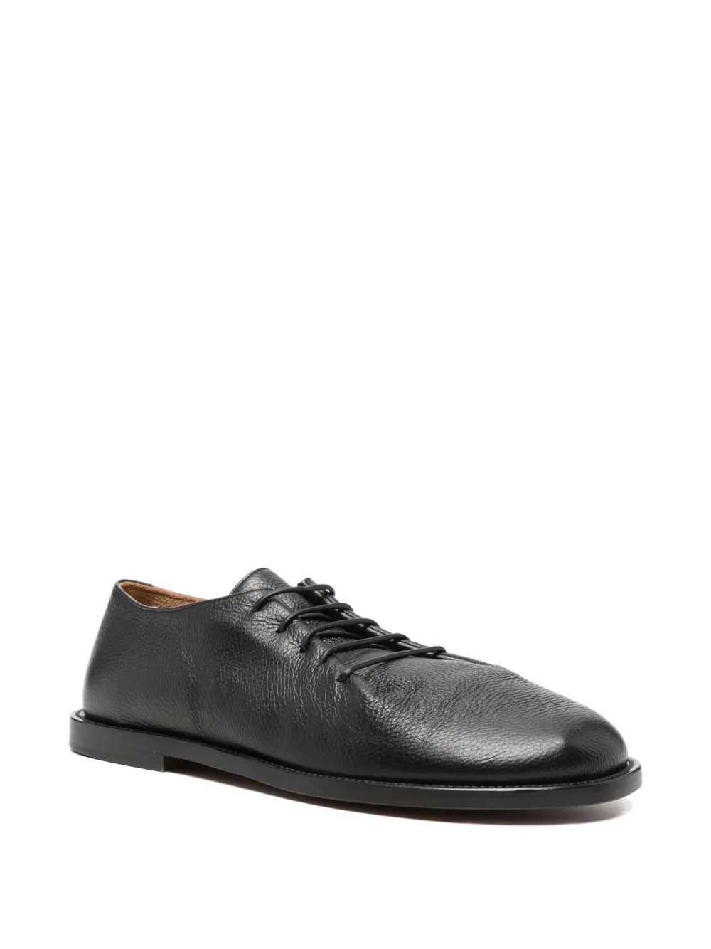 Paura Leren derby schoenen Zwart