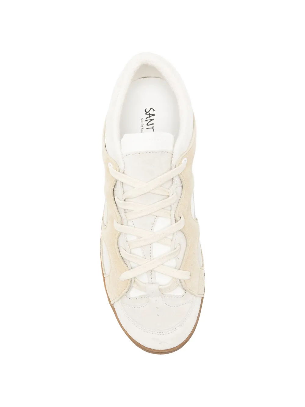 SANTHA cut-out detail sneakers Wit