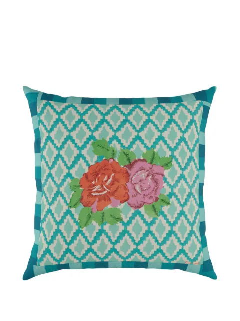 Lisa Corti Nina geometric-pattern cushion
