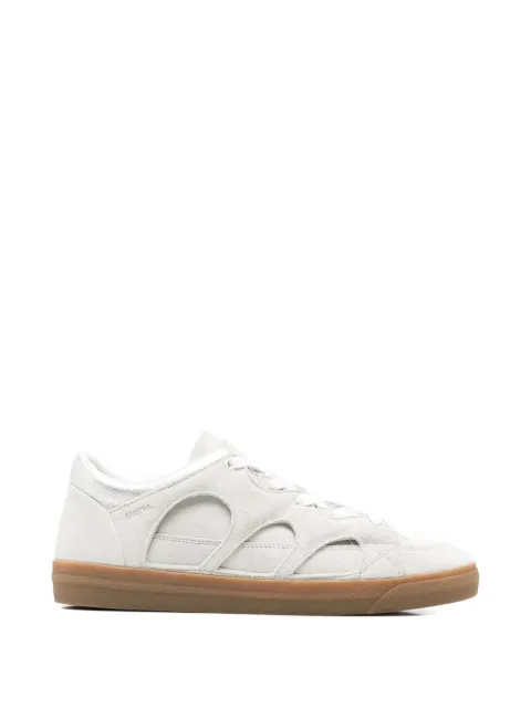 SANTHA cut-out detail panelled sneakers