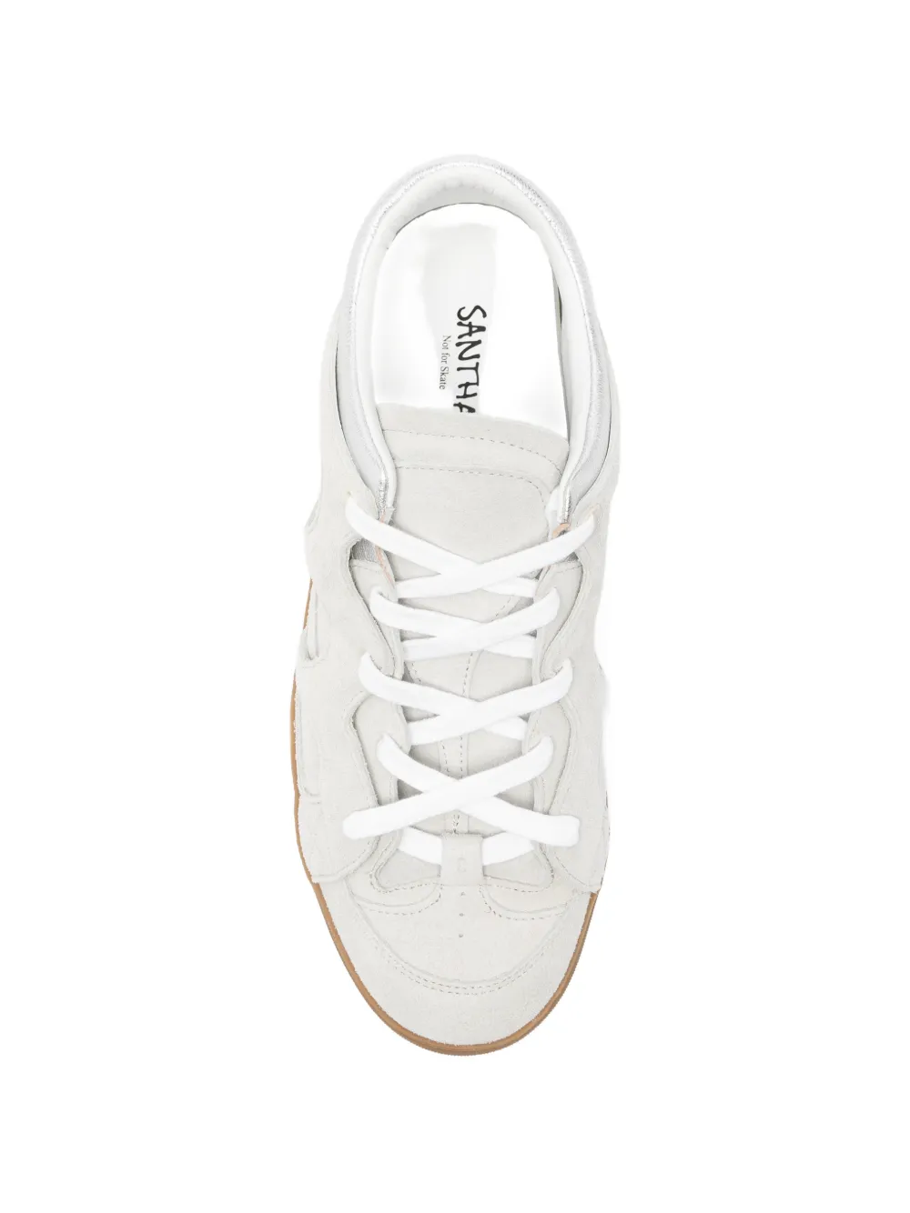 SANTHA cut-out detail panelled sneakers Grijs