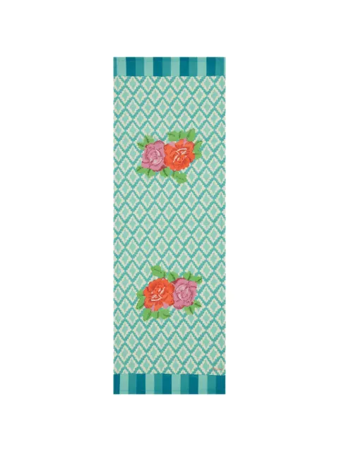 Lisa Corti floral-print geometric-pattern table runner