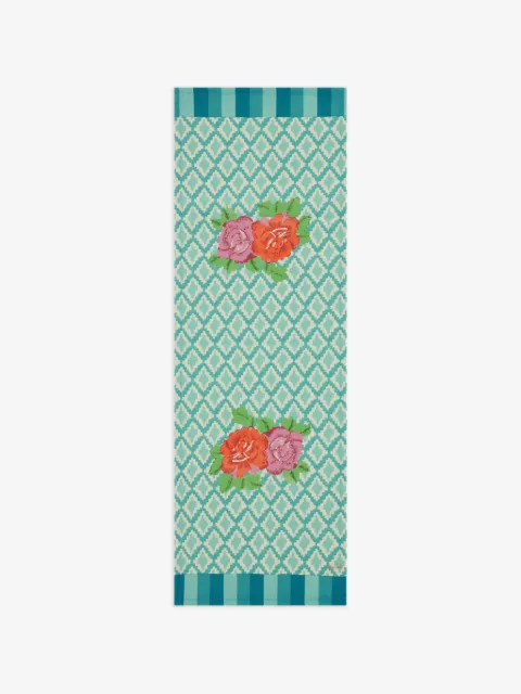 Lisa Corti floral-print geometric-pattern table runner