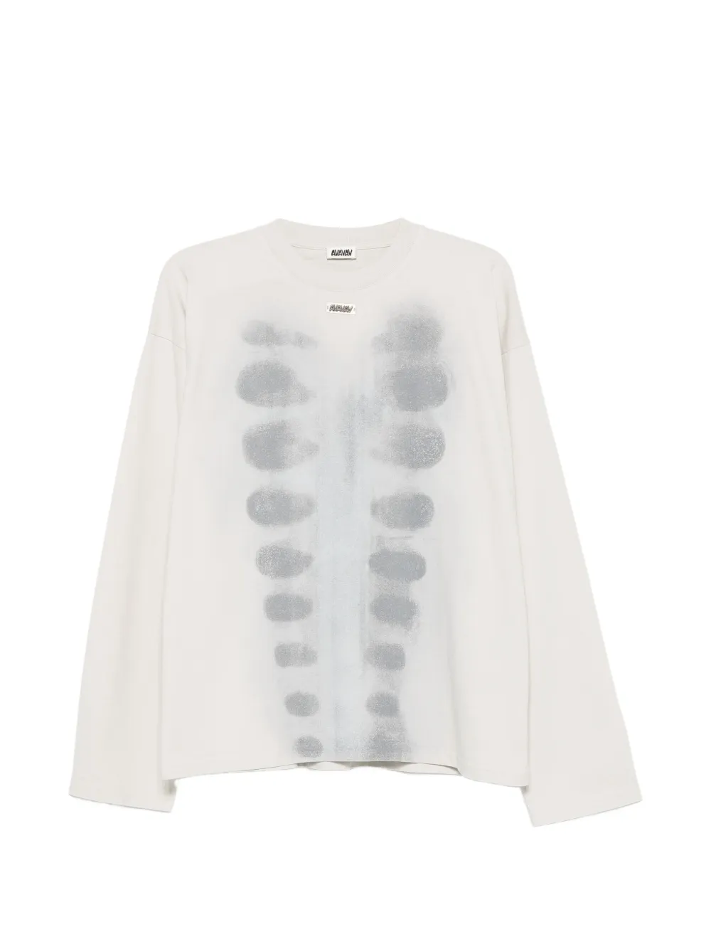 AVAVAV graphic-print long-sleeve T-shirt - Bianco