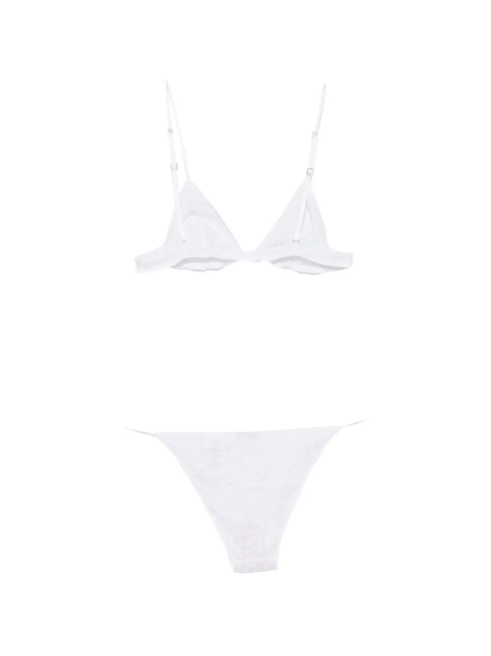 Oséree Lingerieset met kanten patroon Wit