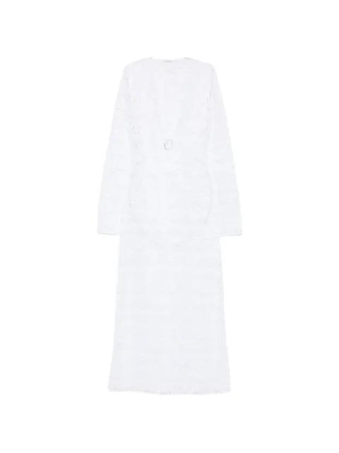 Oséree lace-embellished V-neck maxi dress