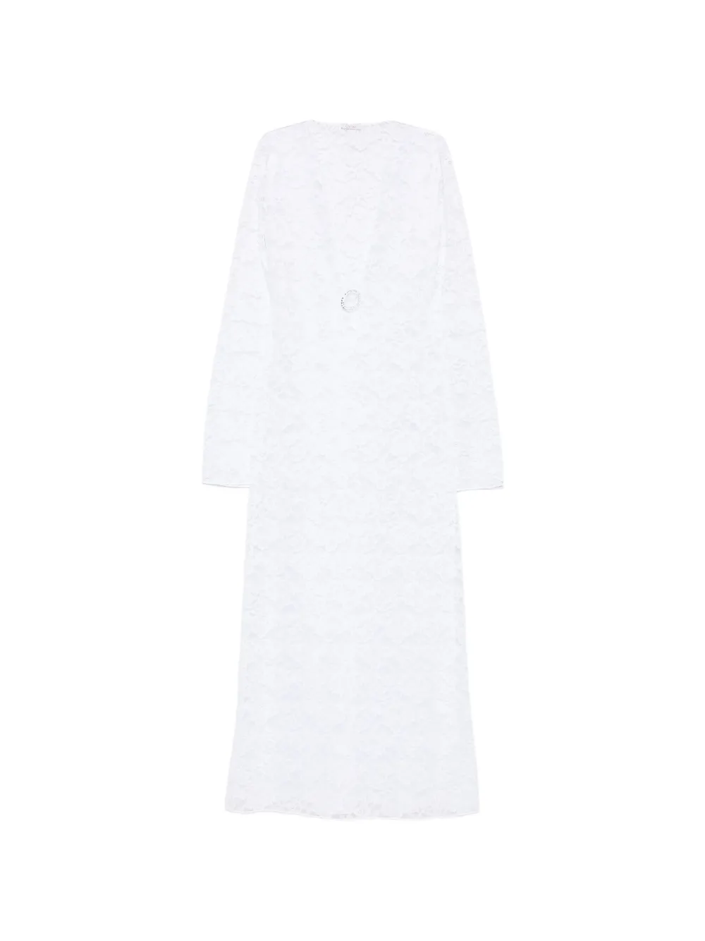 Oséree lace-embellished V-neck maxi dress - White