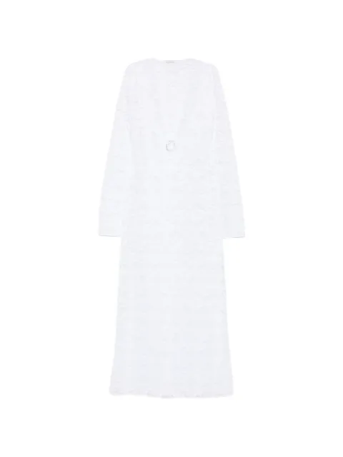 Oséree lace-embellished V-neck maxi dress