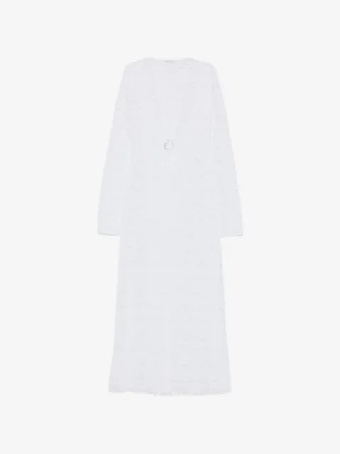 Oséree lace-embellished V-neck maxi dress