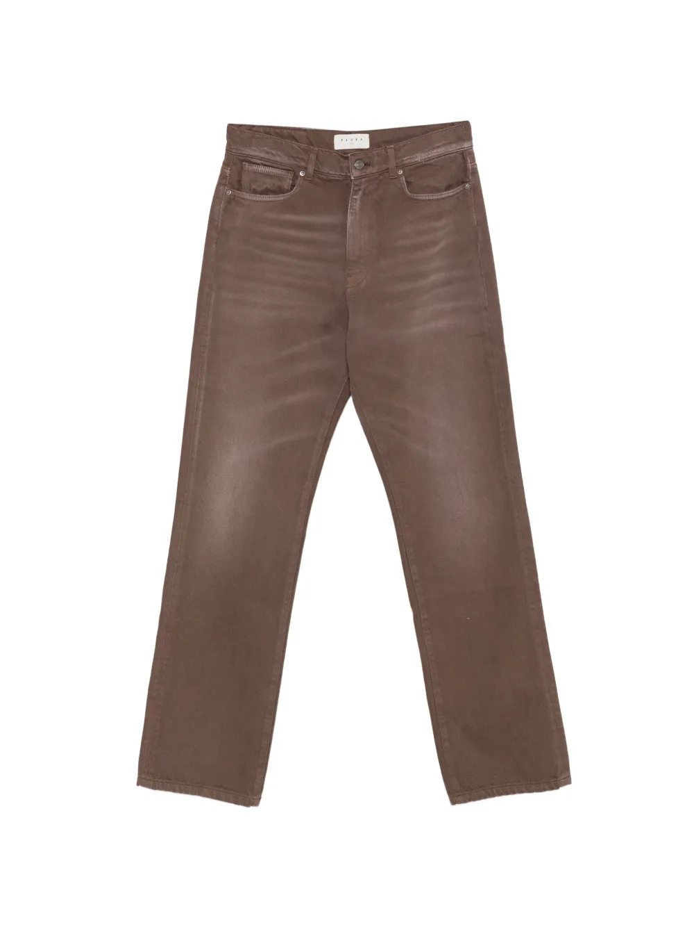 Paura Mercurio faded-effect jeans - Marrone
