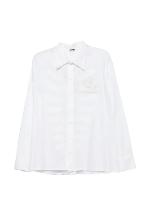 AVAVAV Sam embroidered logo-patch shirt
