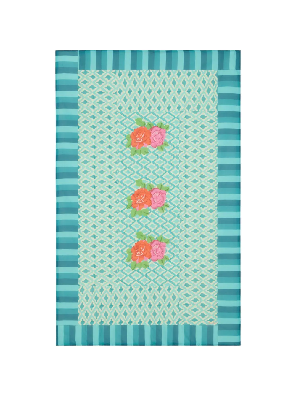 Lisa Corti Hima floral-print reversible quilt - Blu