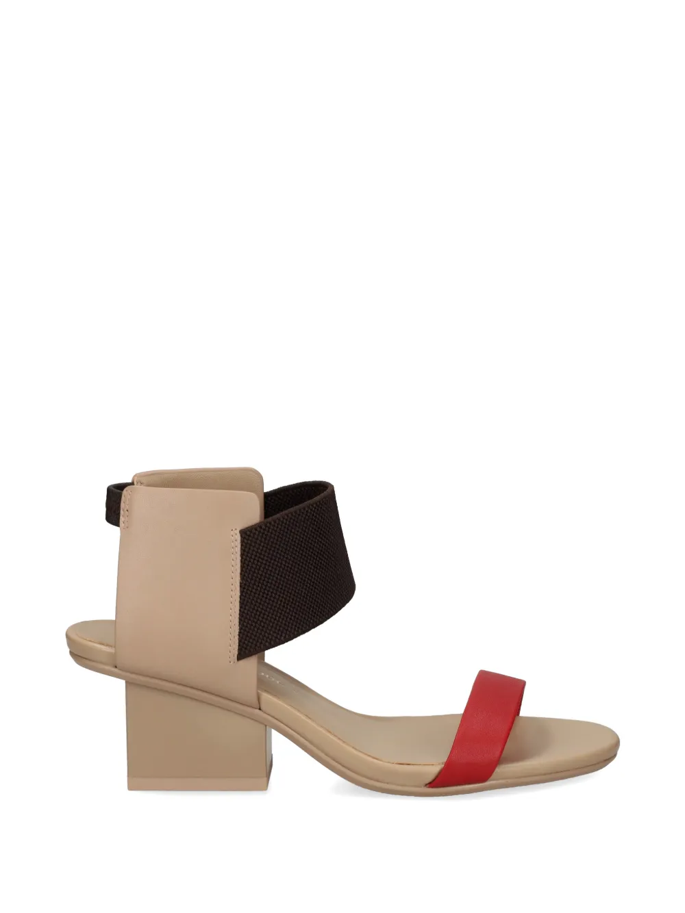 United Nude Raila Mid elasticated-strap block-heel sandals - Toni neutri