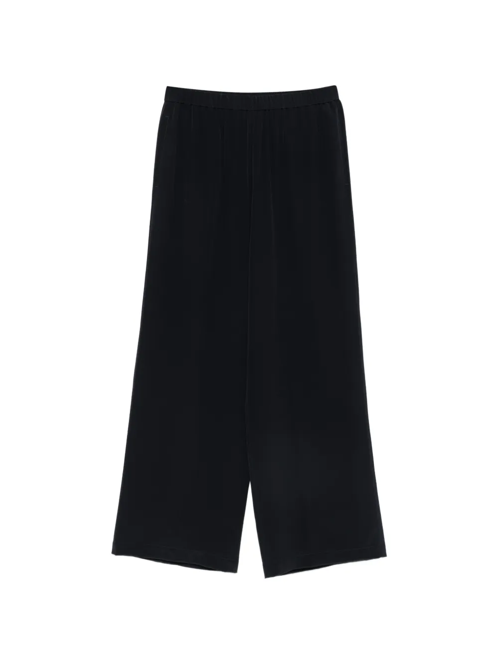 silk wide-leg trousers