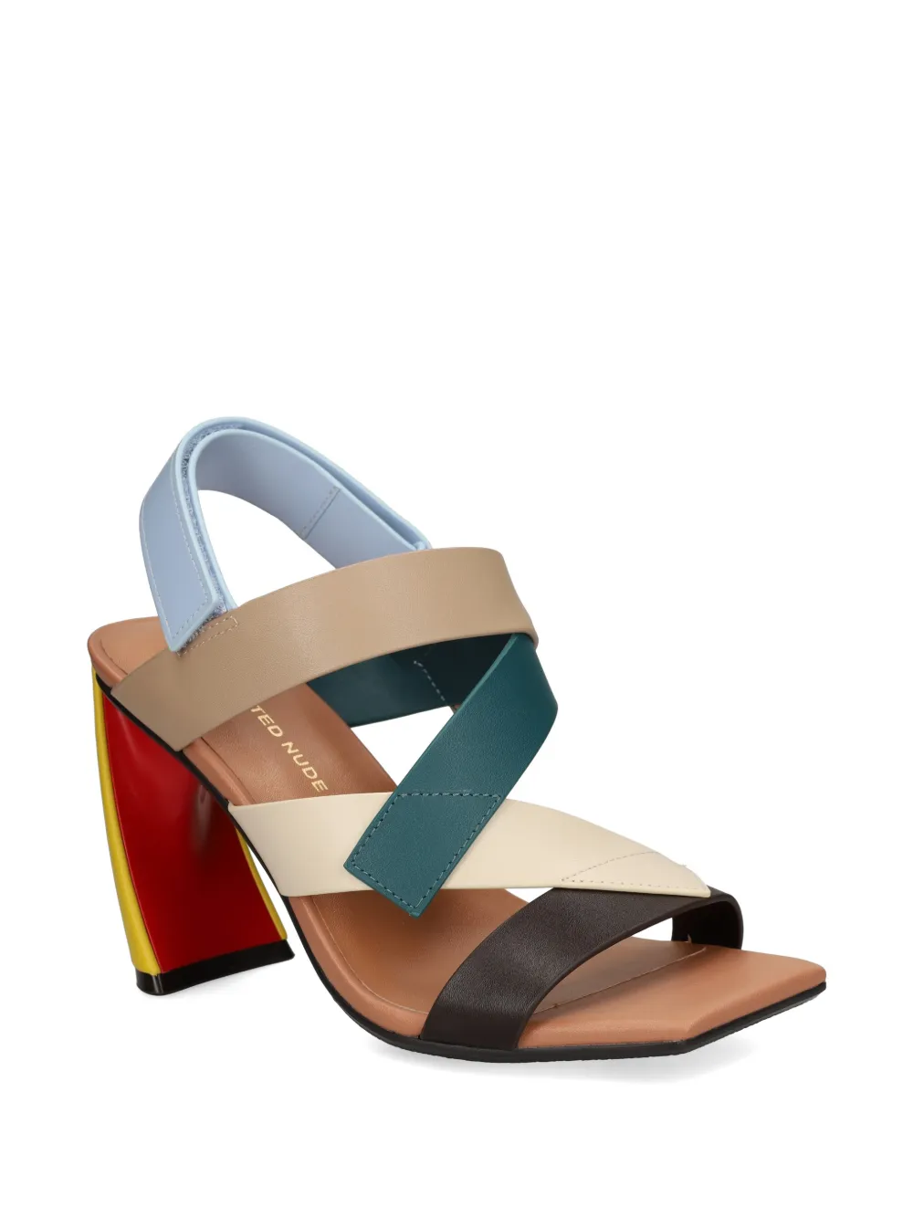 United Nude Juma Straps Hi sandalen met colourblocking Beige