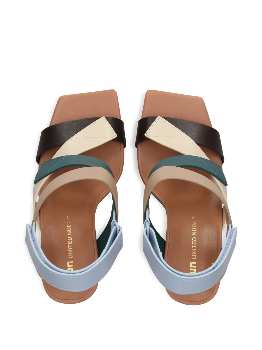 United Nude Juma Straps Hi sandalen met colourblocking Beige