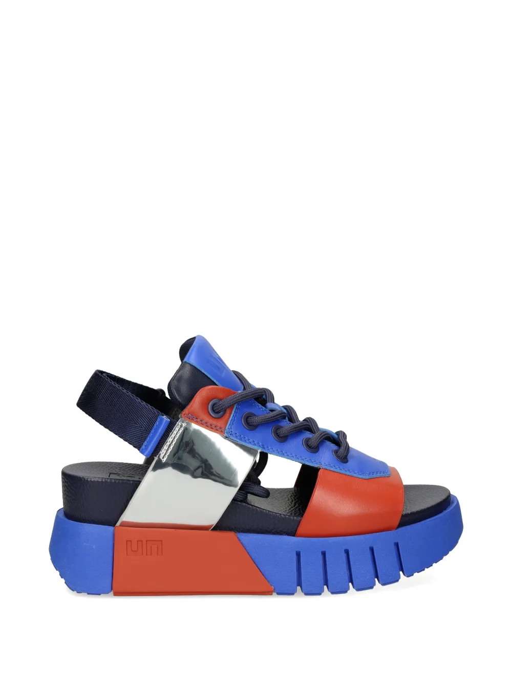 United Nude Delta Sporty II colour-blocking lace-up sandals - Blu