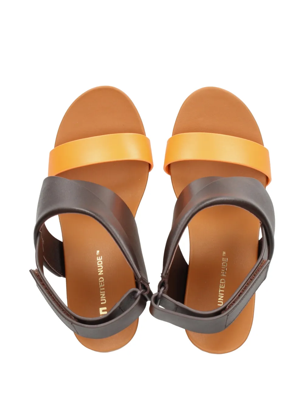 United Nude Eamz Polo sandalen met klittenband Bruin