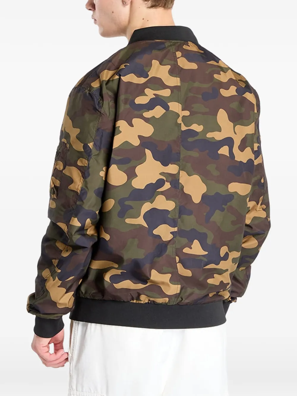 Urban Classics Jack met camouflageprint Groen