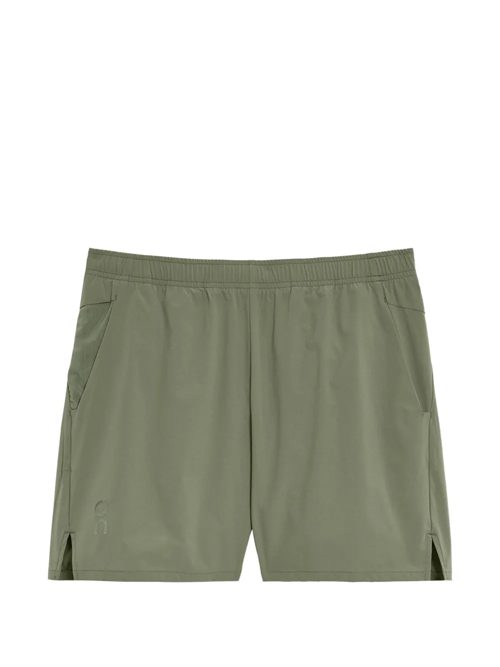 On logo-print drawstring shorts - Verde